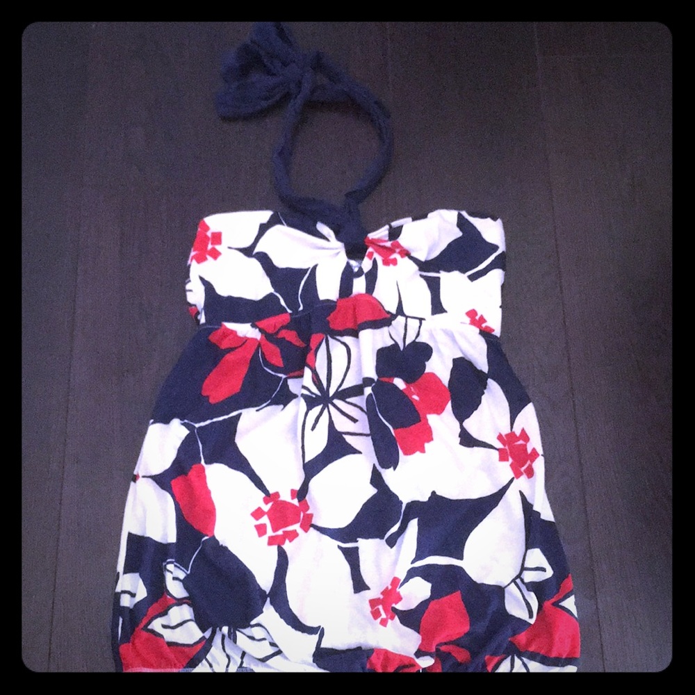 Cute floral halter top